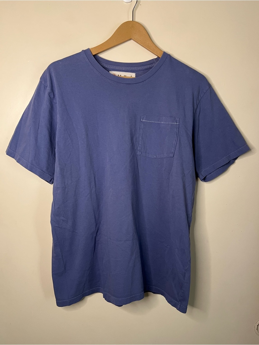 Mollusk California Blue Pocket T Shirt Size L